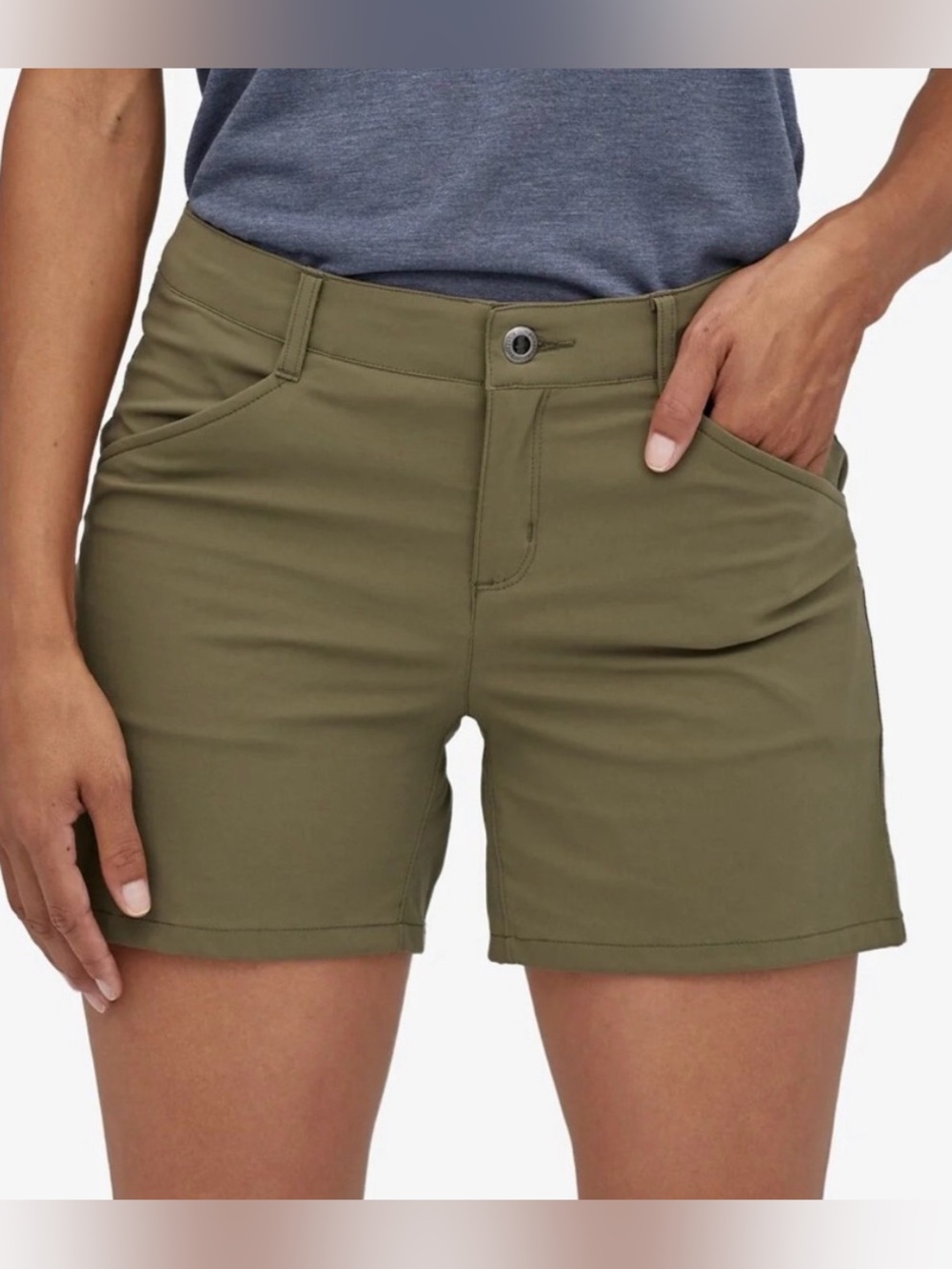Patagonia Olive Green Performance Shorts